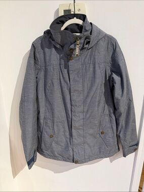 Burton Heather Gray Hooded Ski/Snow Jacket- size M, dry ride